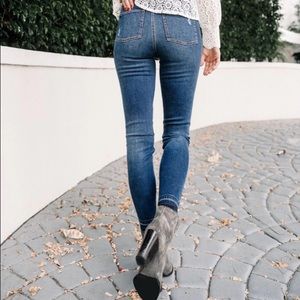SPANX Distressed Skinny Jeans